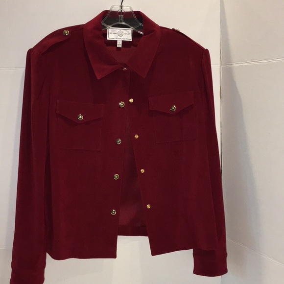 💕💕 ST JOHN SPORT JACKET SZ L - Picture 1 of 9